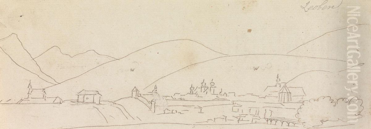 Leoben, Austria Oil Painting by Henry Swinburne