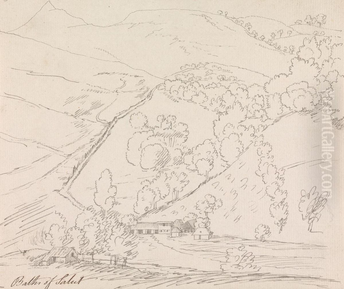 Bagneres-de-Bigoree, France Oil Painting by Henry Swinburne