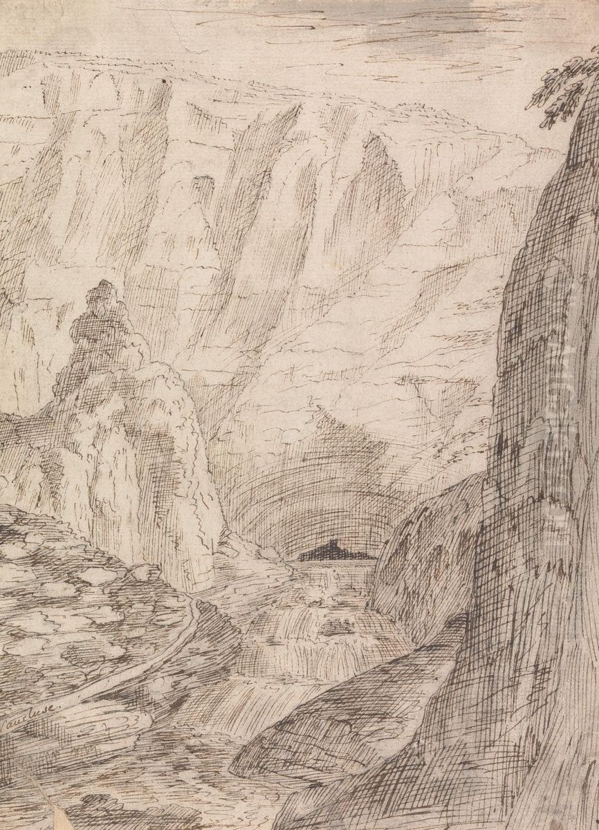 Vaucluse, France Oil Painting by Henry Swinburne