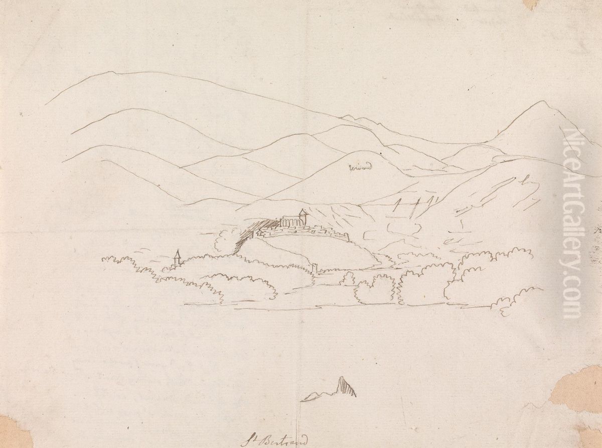 St. Bertrand, France Oil Painting by Henry Swinburne