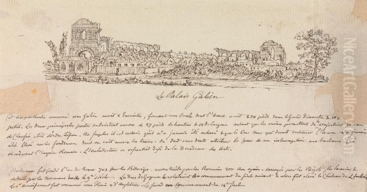 Palais Gallien Oil Painting by Henry Swinburne