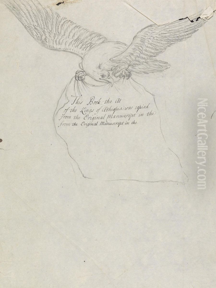 An Eagle Oil Painting by James Bruce