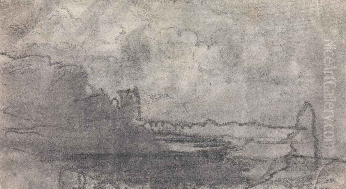 From an Album of Sixty-one Topographical Sketches Oil Painting by John Varley