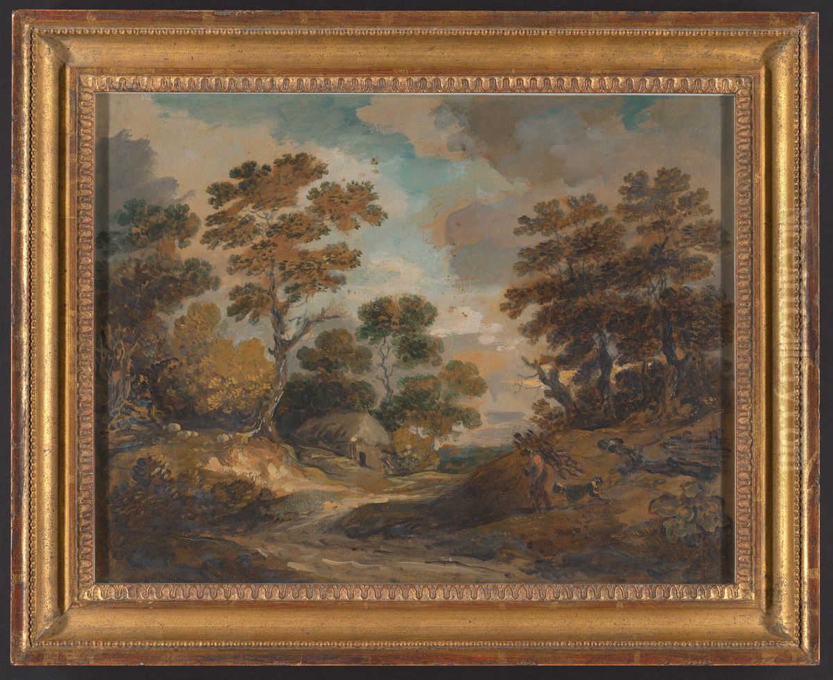 Man Carrying Faggots Oil Painting by Gainsborough Dupont