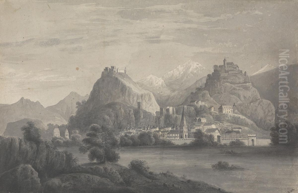 Sion (Switzerland) Oil Painting by Isaac Weld