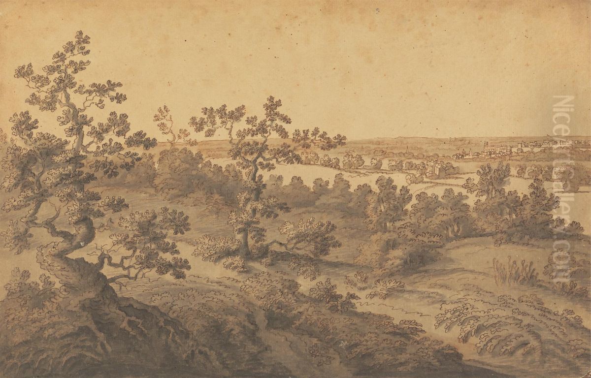 View of Windsor Oil Painting by Joseph Farington