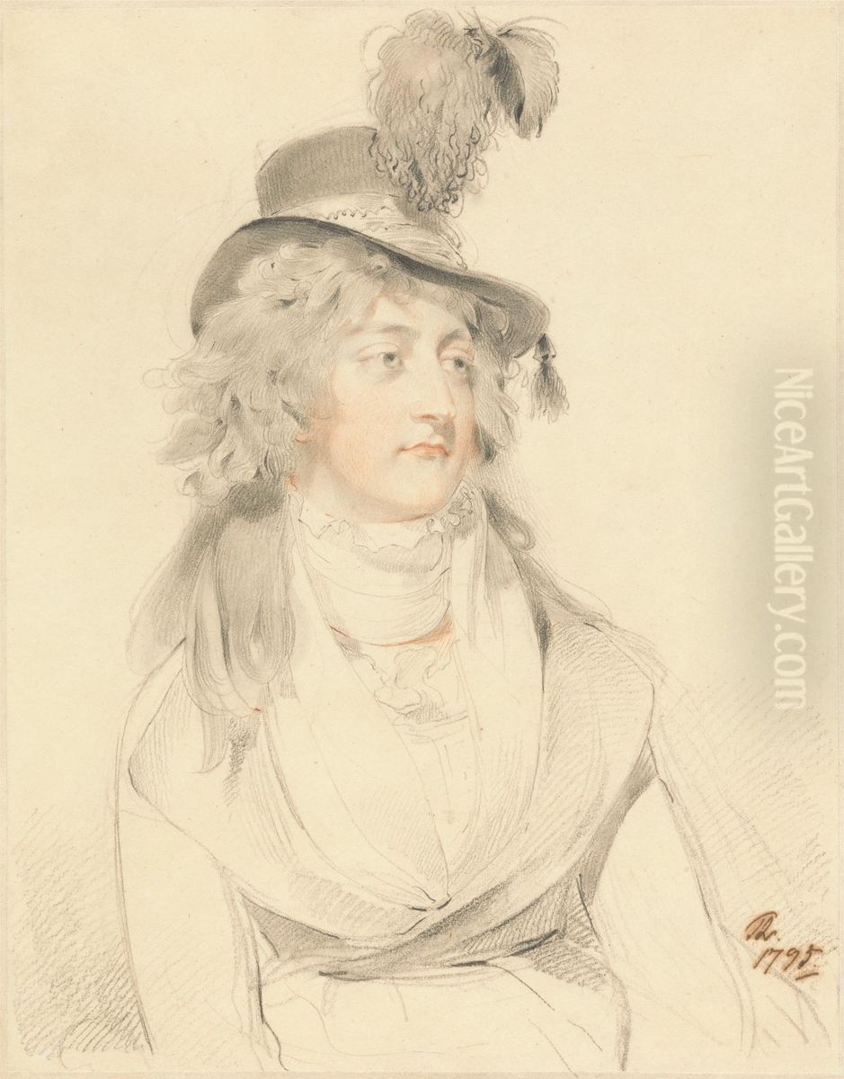 Portrait of Miss Lysons Oil Painting by Thomas Lawrence