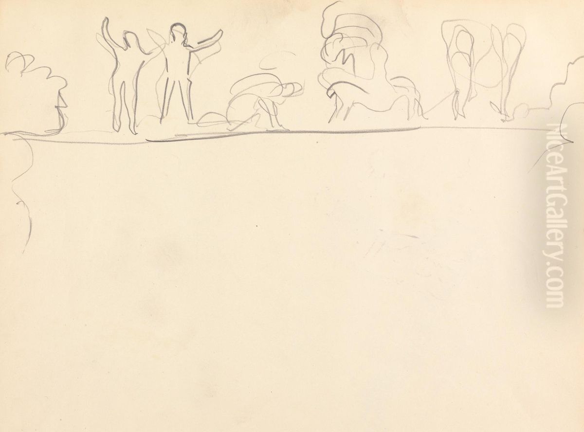 Figure Studies Oil Painting by Spencer Gore