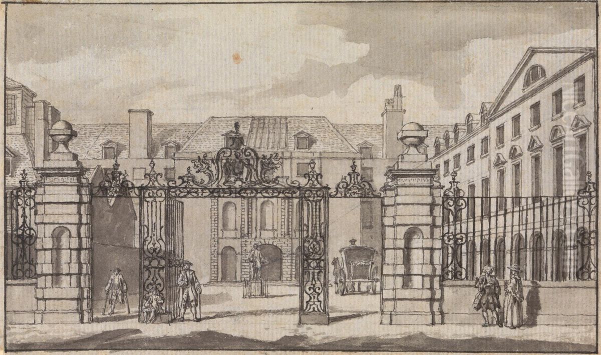 Guys Hospital Oil Painting by Samuel Wale