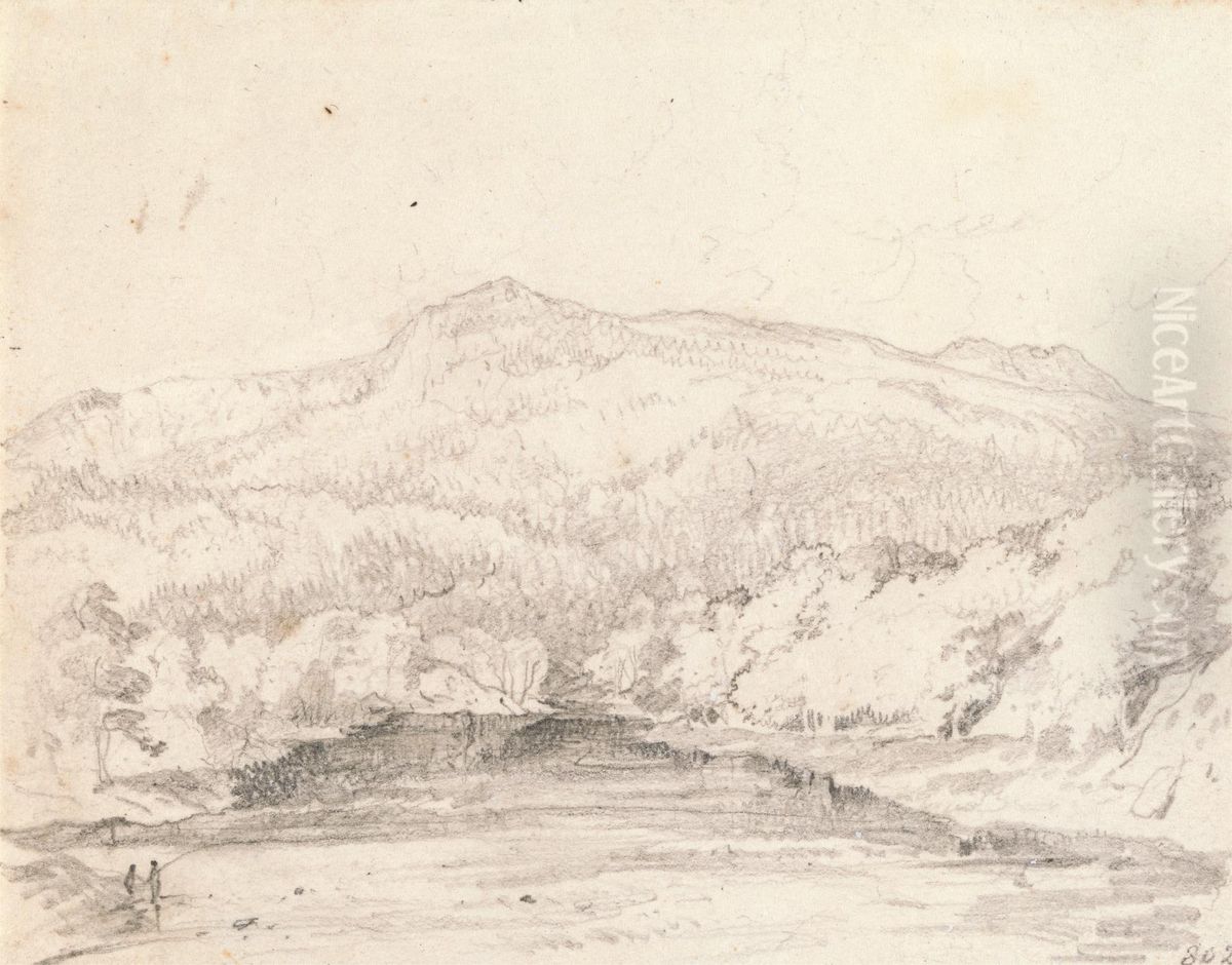 Landscape Oil Painting by Sir Edwin Henry Landseer