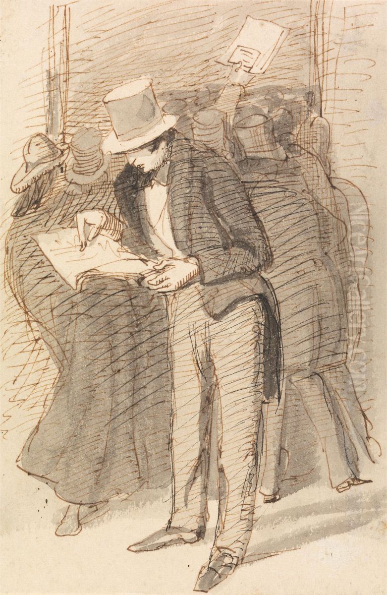 The Country Artist Oil Painting by James Smetham