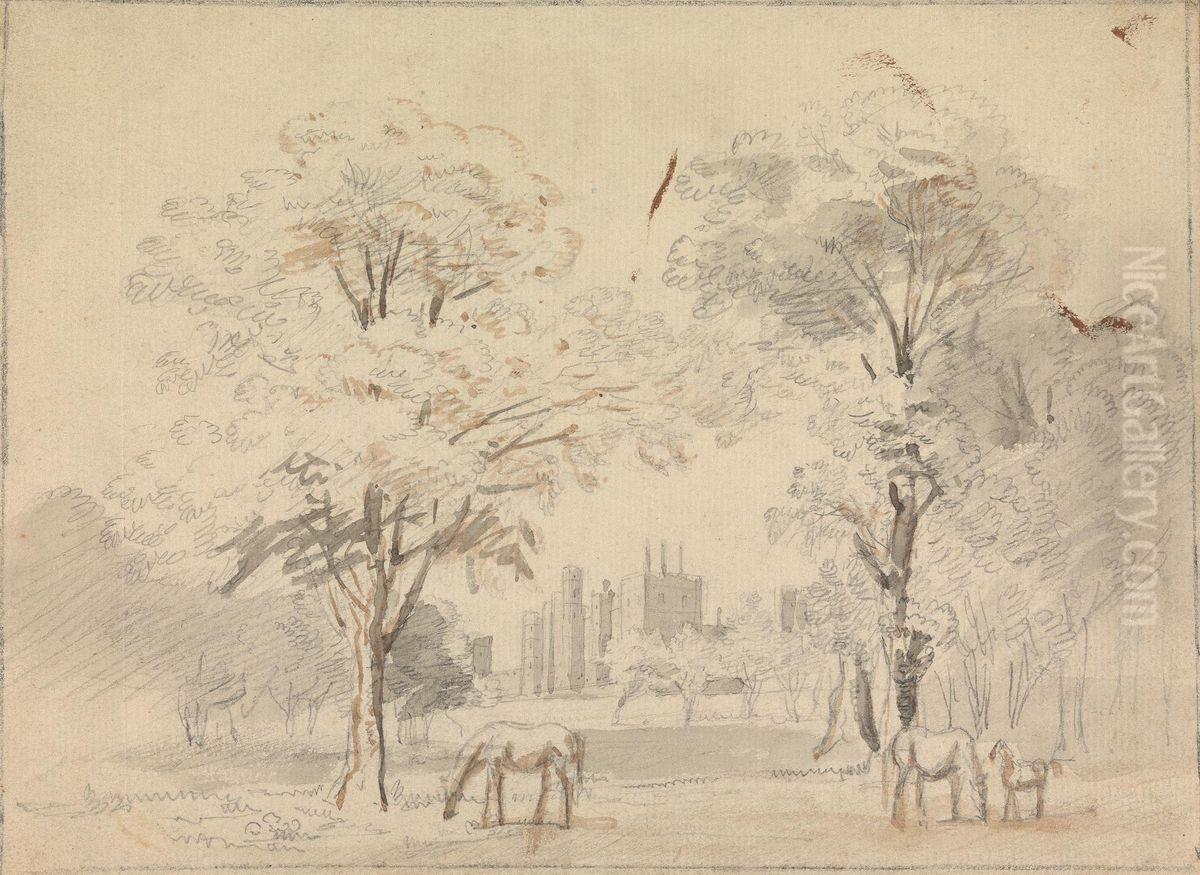 Windsor Castle Oil Painting by Sawrey Gilpin