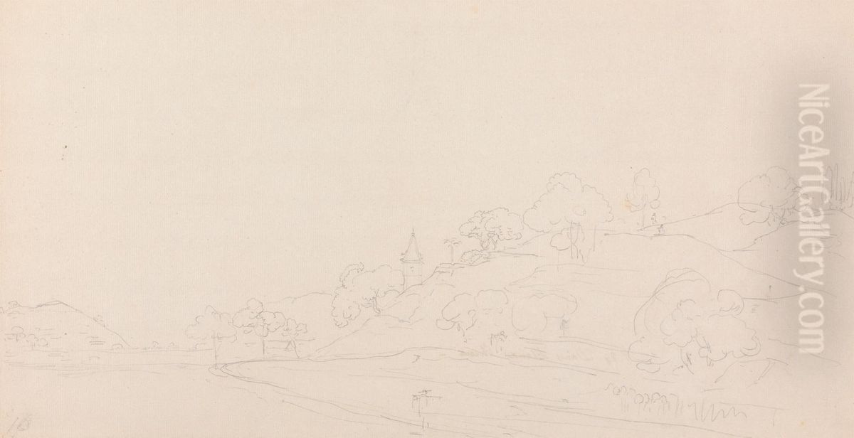 Danes Island, China Oil Painting by Thomas Daniell