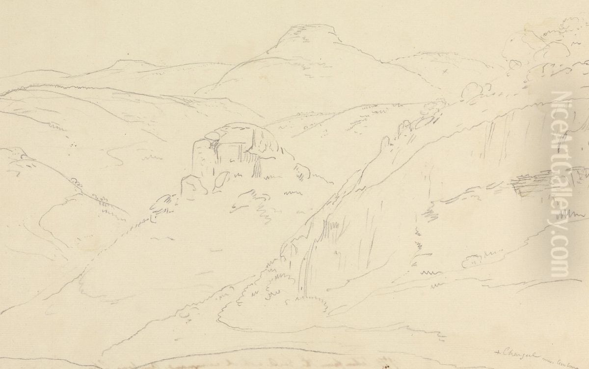 Chargul Oil Painting by Thomas Daniell