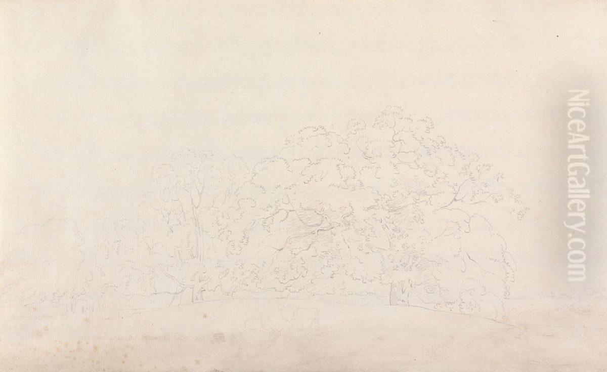 On the Gumti River near Jaunpur Oil Painting by Thomas Daniell