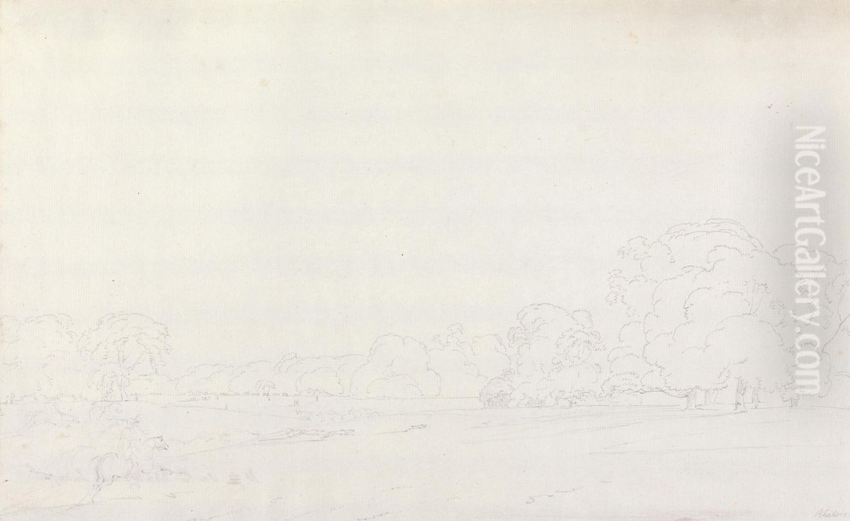 Jaunpur Oil Painting by Thomas Daniell