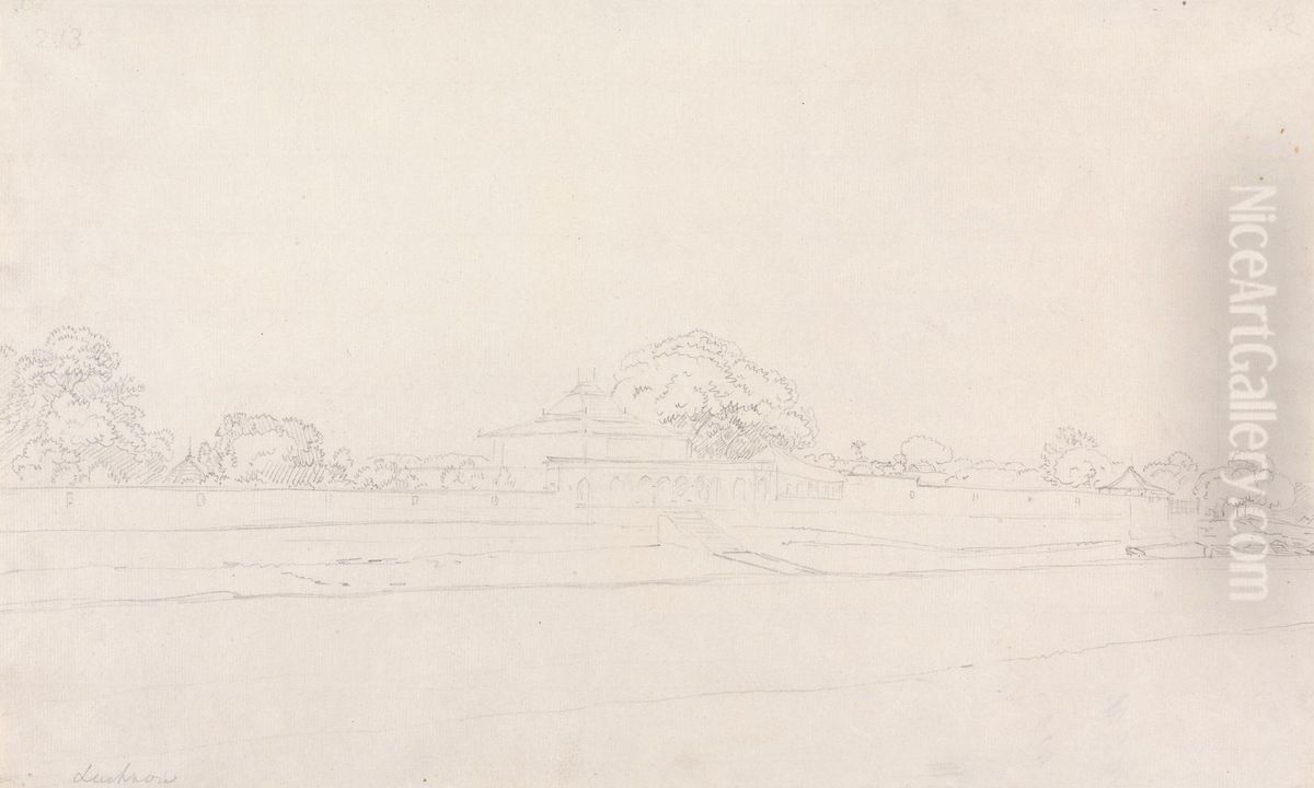 Lucknow, Upper India Oil Painting by Thomas Daniell