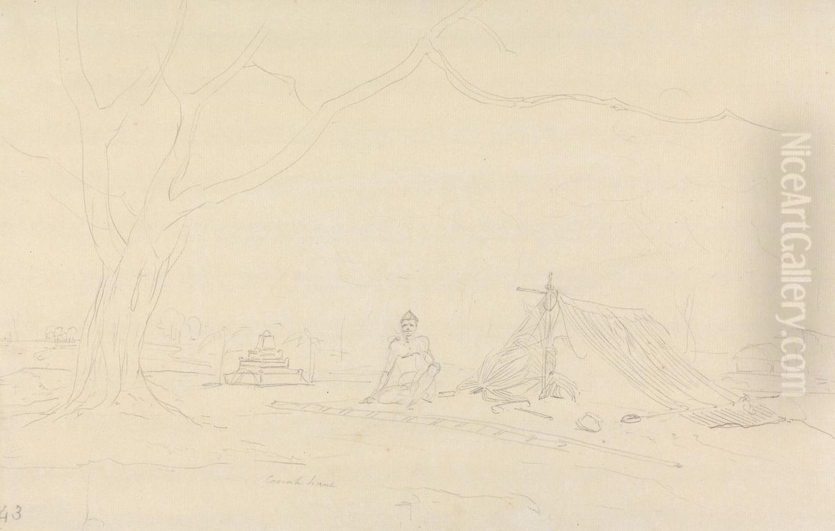 Ghazipur Oil Painting by Thomas Daniell