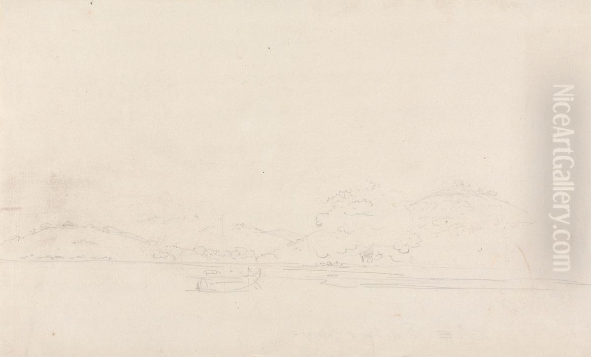 Colgong Oil Painting by Thomas Daniell