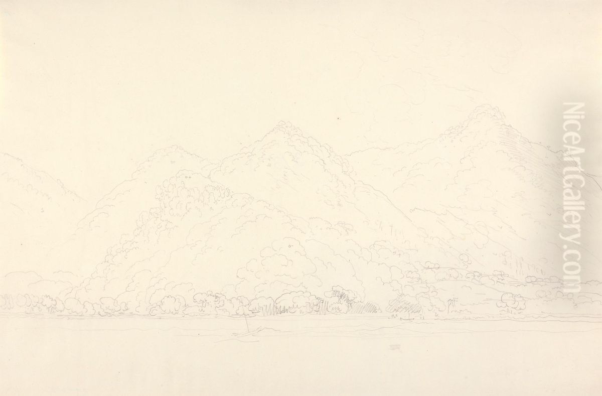 South India Oil Painting by Thomas Daniell