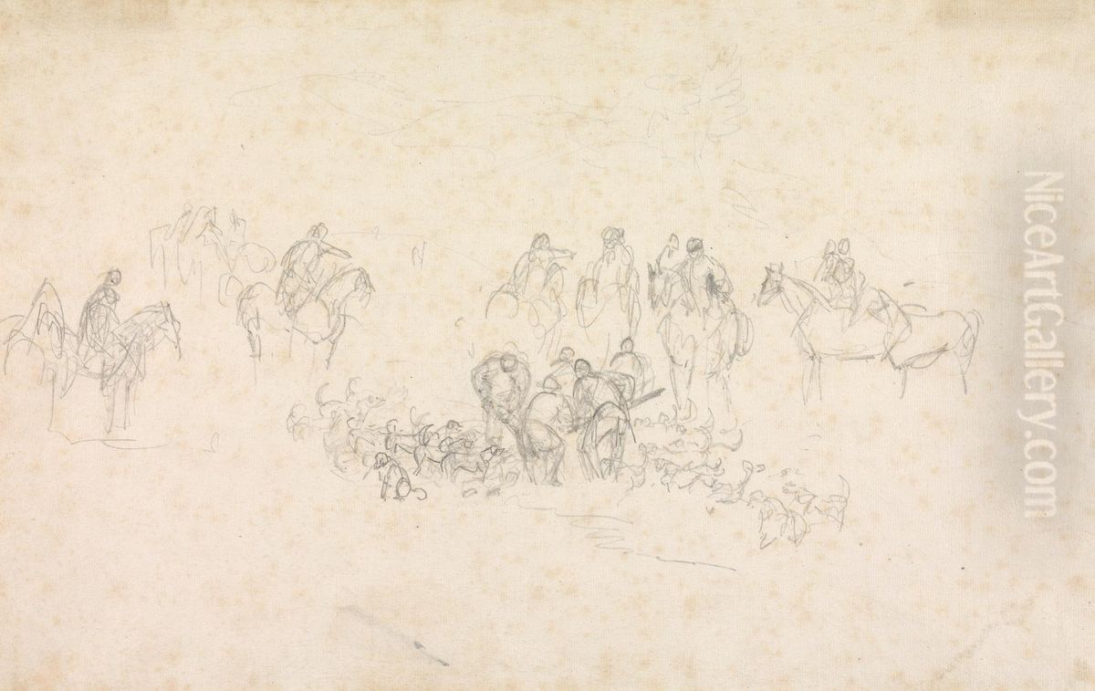 Gone to Earth Oil Painting by Sawrey Gilpin