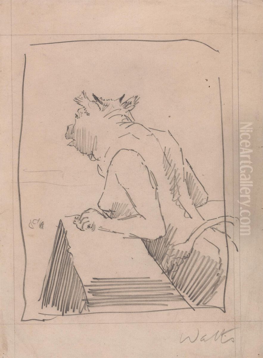 Minotaur Oil Painting by James McNeill Whistler