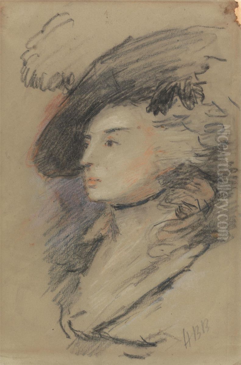 Mrs. Siddons Oil Painting by Hercules Brabazon Brabazon