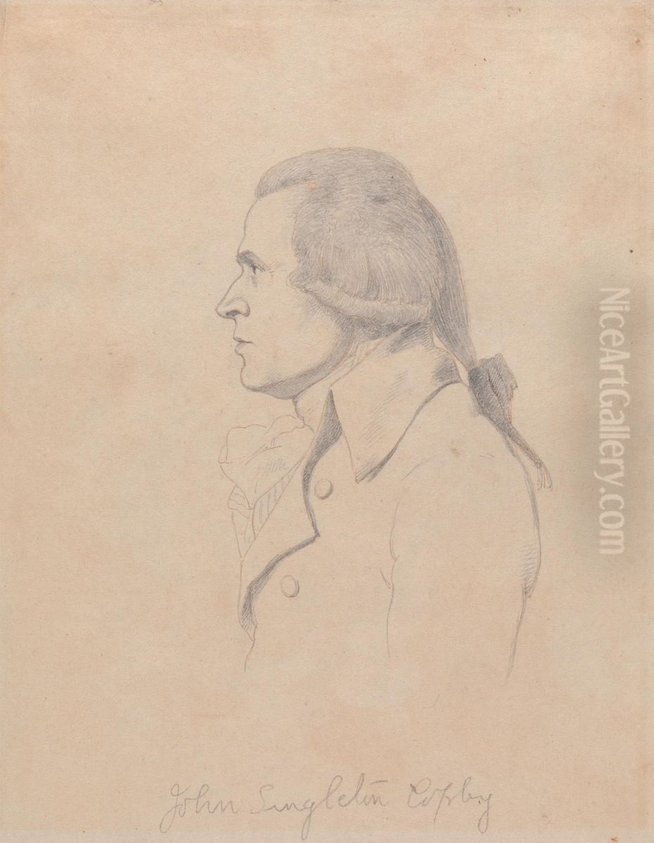 John Singleton Copley Oil Painting by William Daniell RA