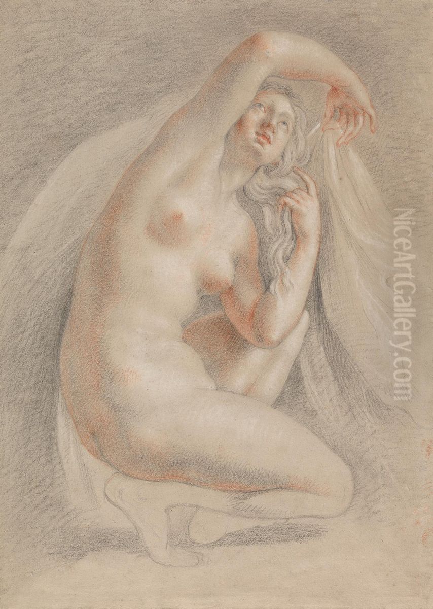 A Life Drawing Oil Painting by Thomas Lawrence