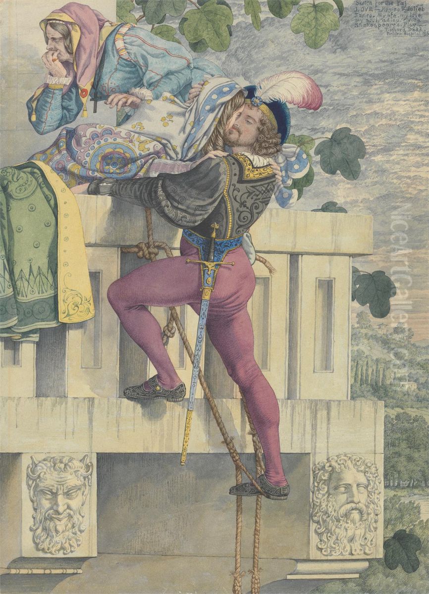 Love Oil Painting by Richard Dadd