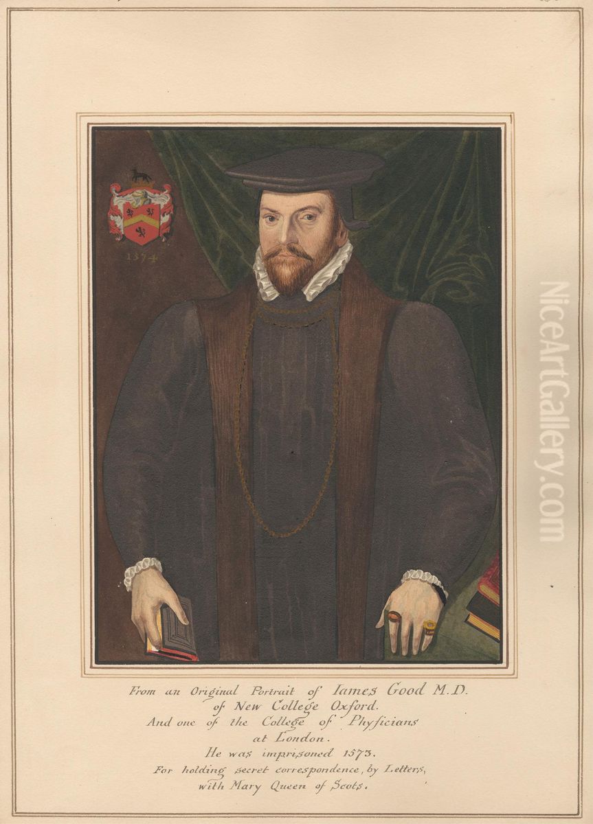 Portrait of James Good, M.D. of New College Oxford Oil Painting by Daniel Lysons