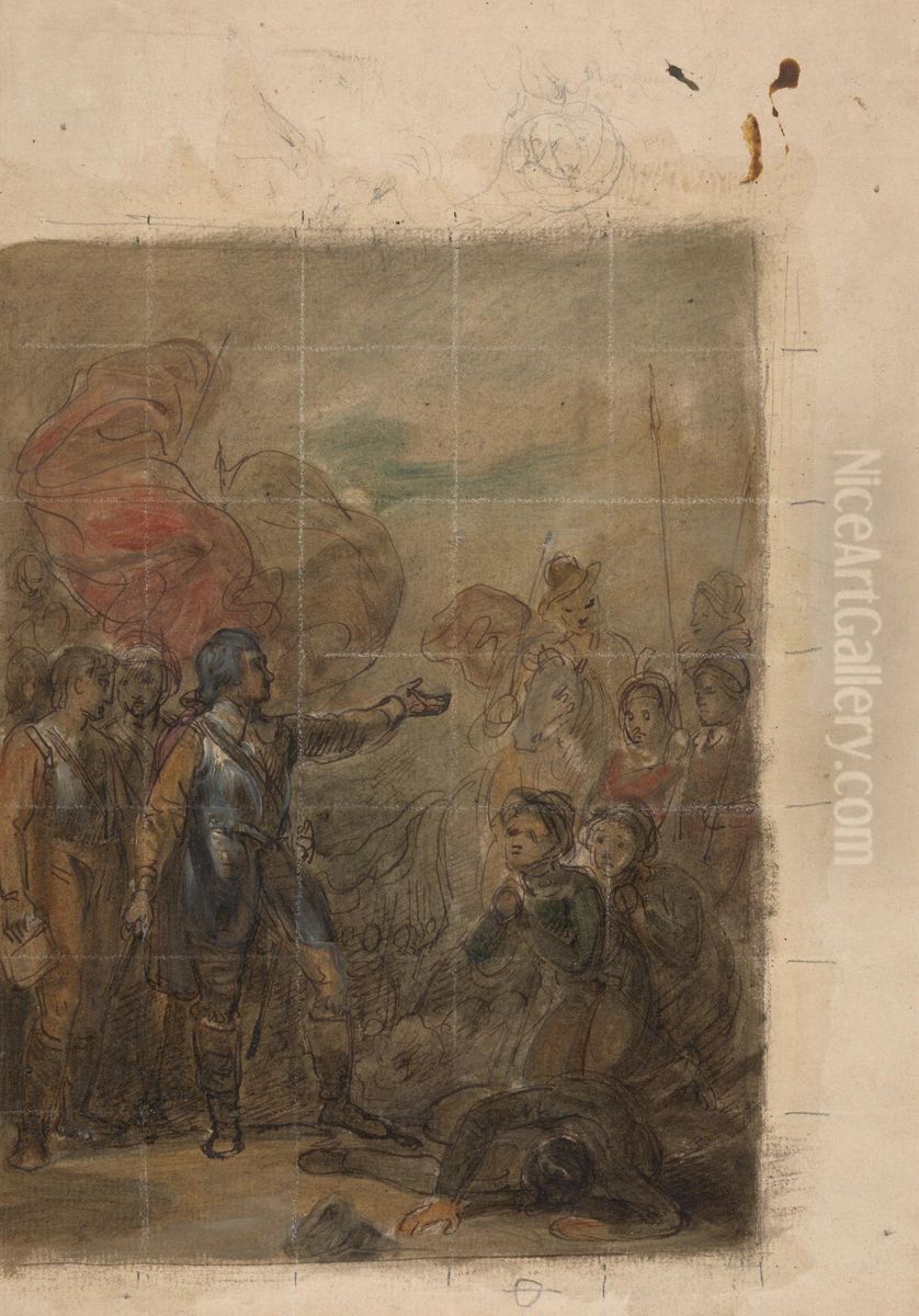 Scene from Don Quixote Oil Painting by Robert Smirke