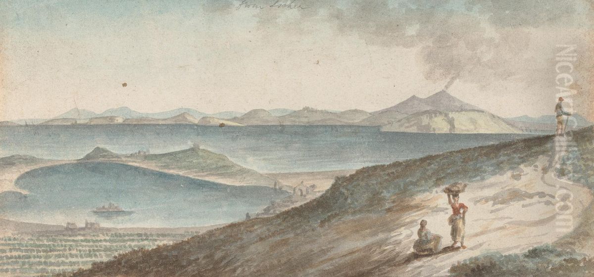 View from Klein Zicker, Thiessow, Germany Oil Painting by Henry Swinburne