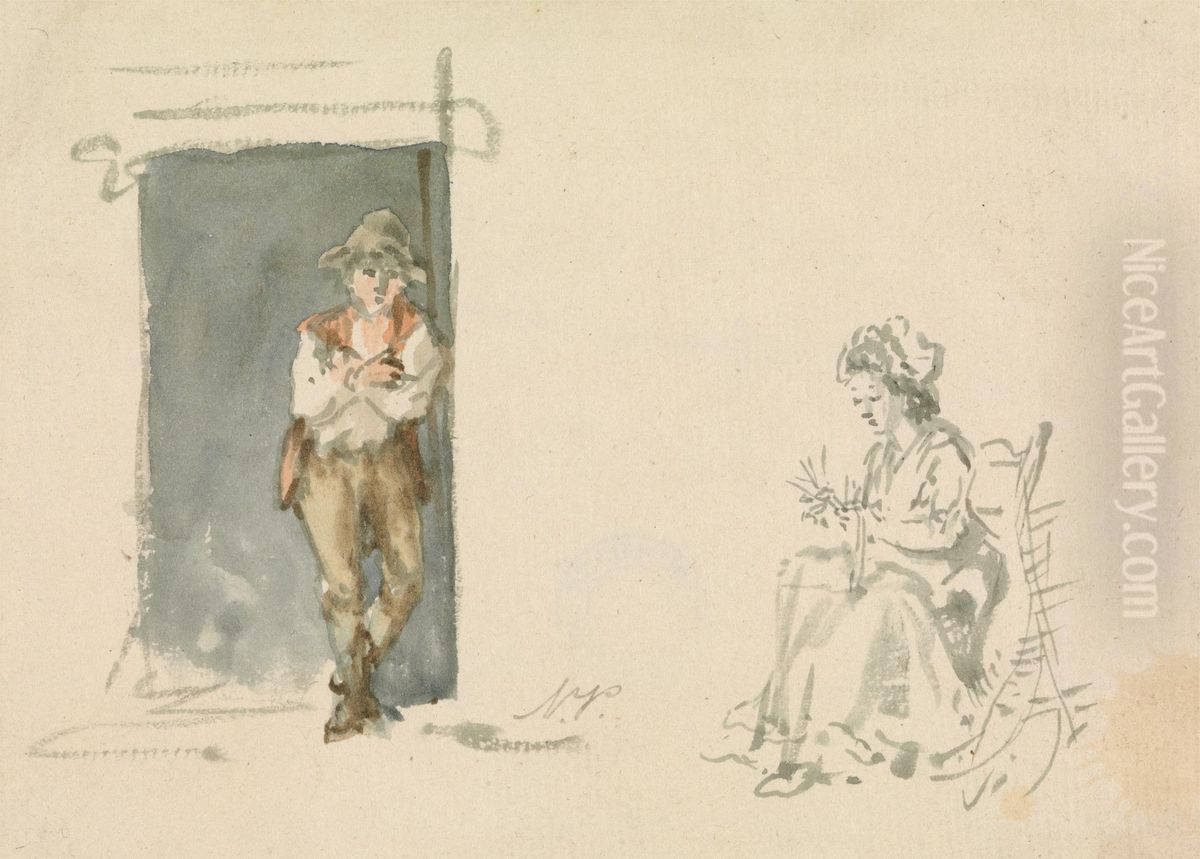 Boy Standing Oil Painting by Nicholas Pocock