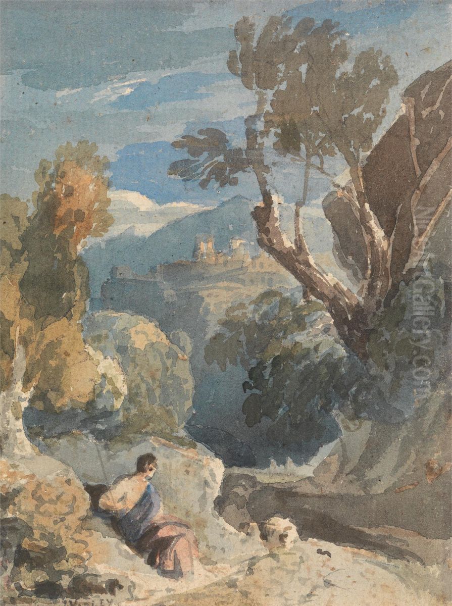 Classic Composition Oil Painting by John Varley