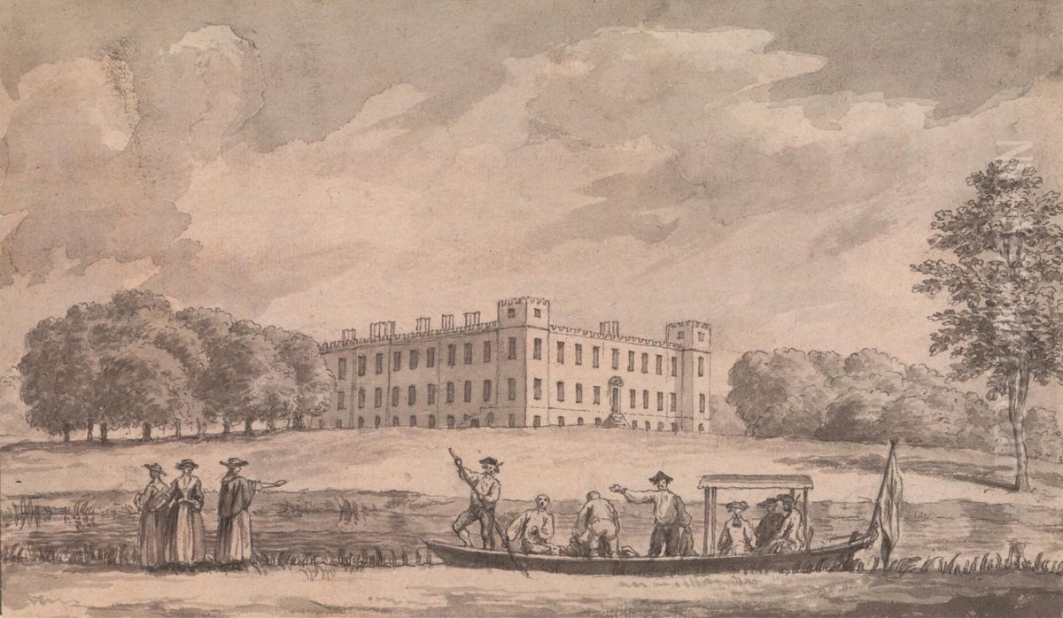 Sion House Oil Painting by Samuel Wale