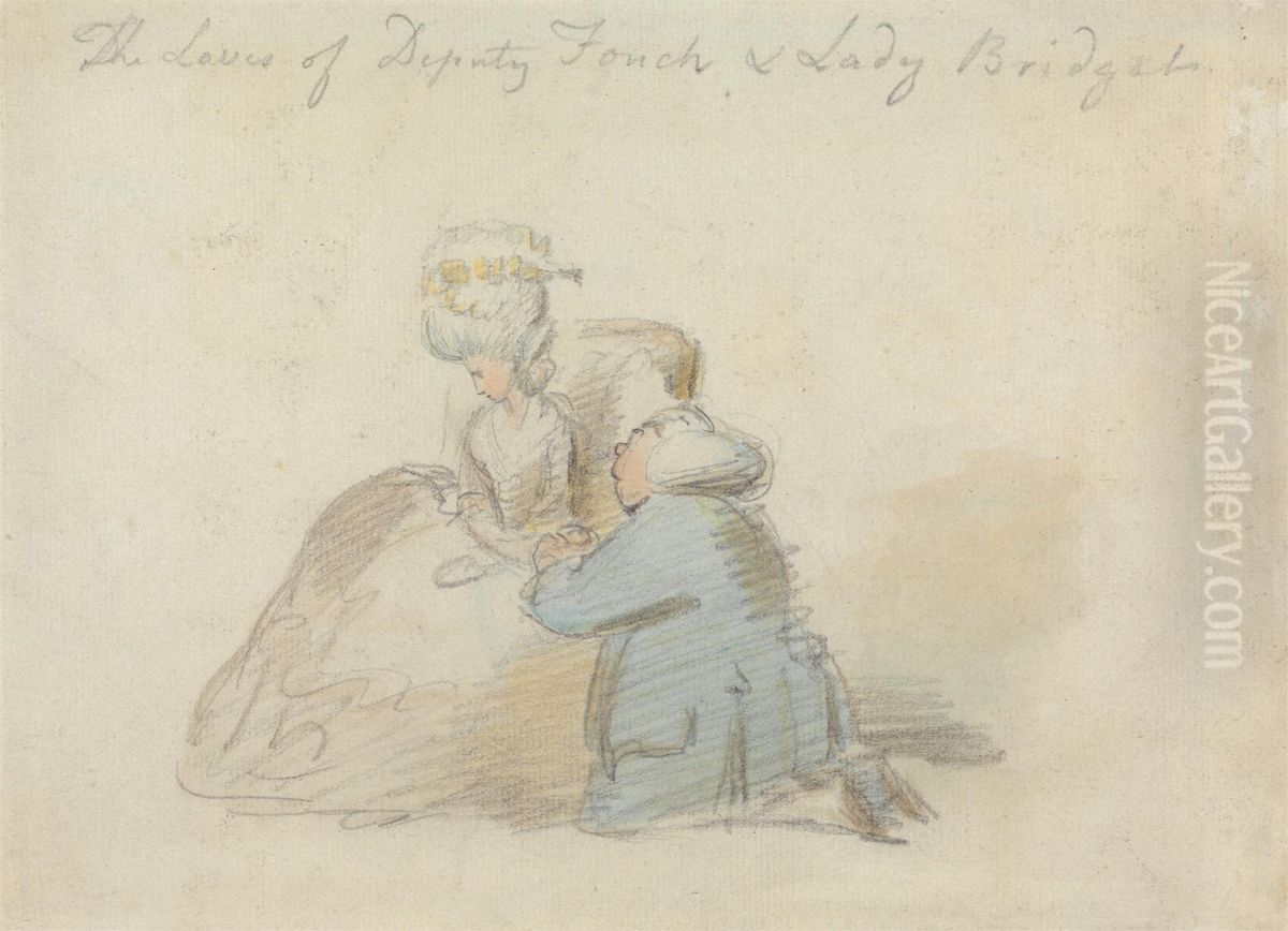 The Proposal Oil Painting by Nathaniel Dance-Holland