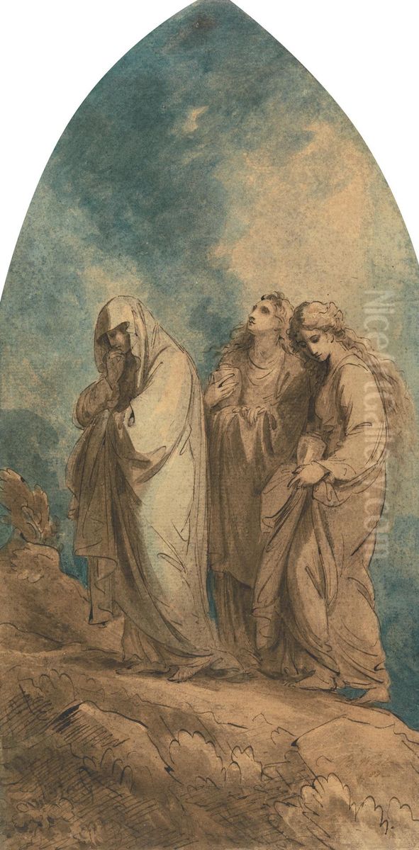 The Three Marys Oil Painting by Benjamin West