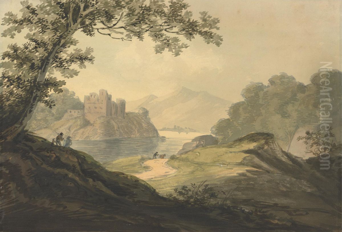 On the Wye Oil Painting by William Payne