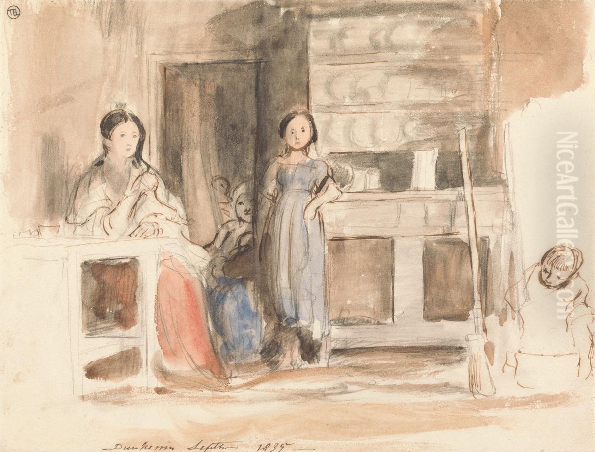 Dunkerrin, September 1835 Oil Painting by David Wilkie
