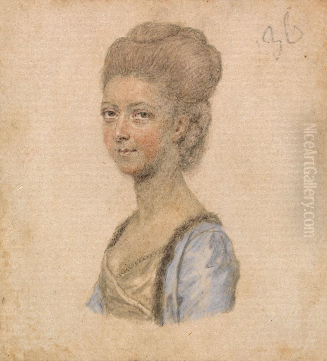 Miss Bennett Oil Painting by John Smart