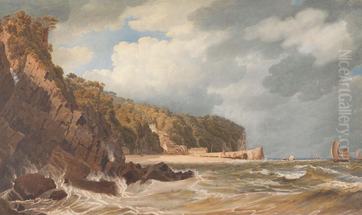 Clovelly, North Devon Oil Painting by William Turner