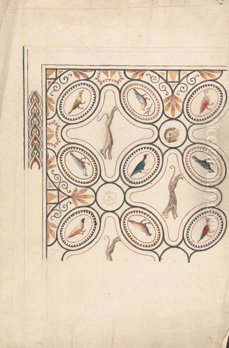 Decorative Wall Designs Oil Painting by James Bruce