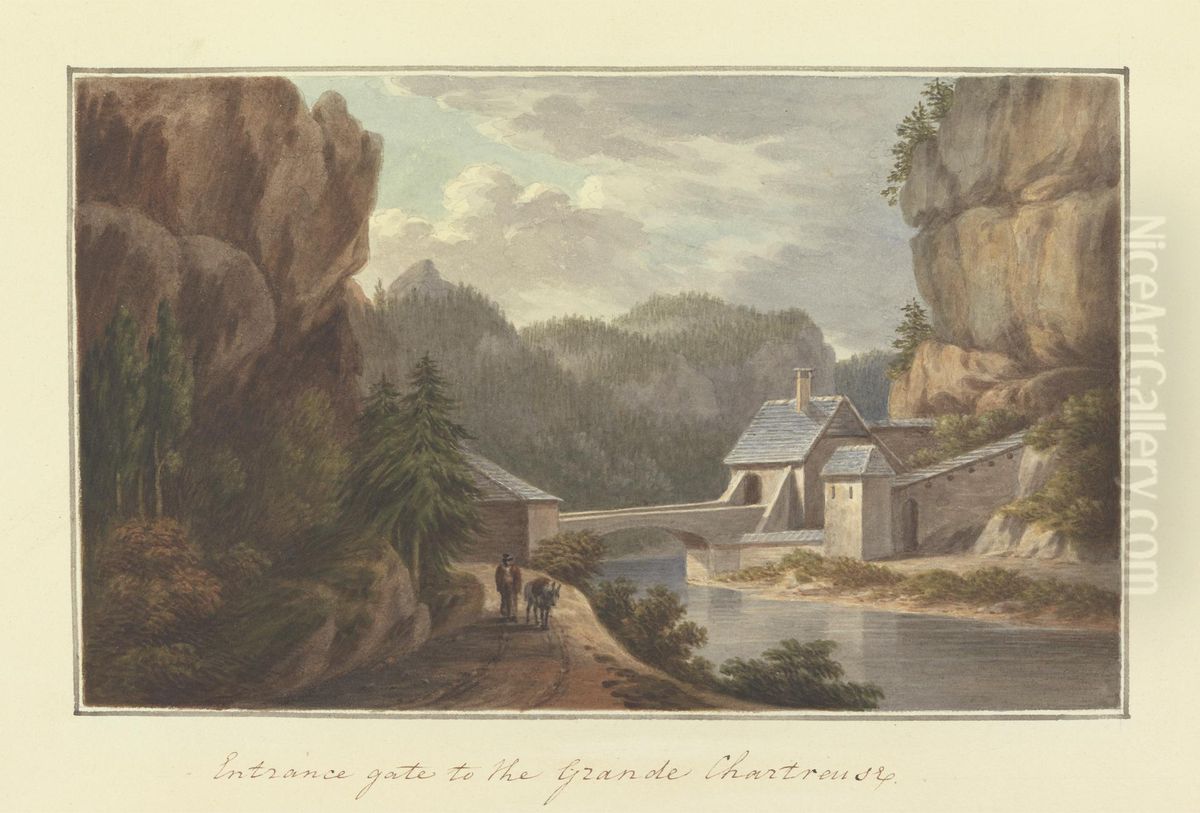 [One from] Views in Saxony, France, Spain, Reba, Italy, Sicily... Oil Painting by Sir Richard Hoare, 2nd Baronet