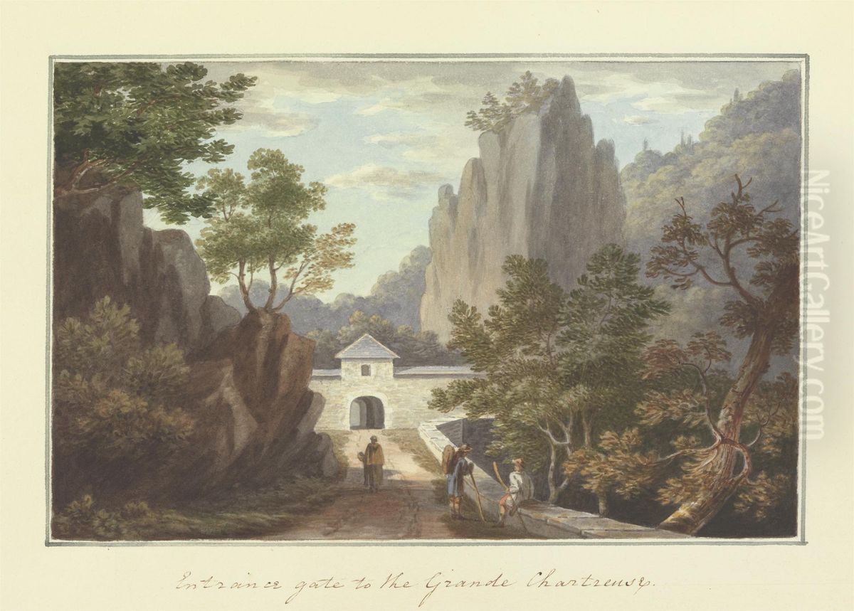 [One from] Views in Saxony, France, Spain, Reba, Italy, Sicily... Oil Painting by Sir Richard Hoare, 2nd Baronet