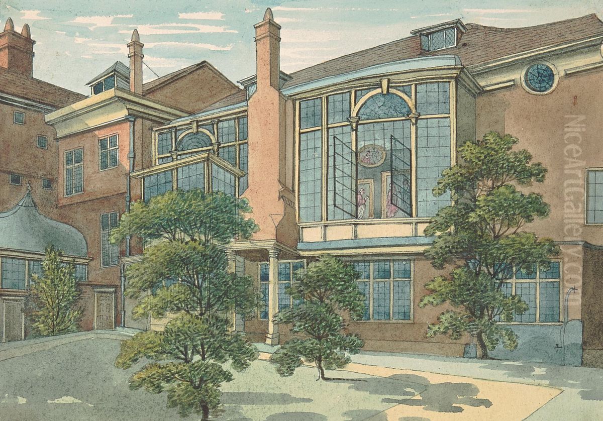 Painter's Hall Oil Painting by Samuel Ireland