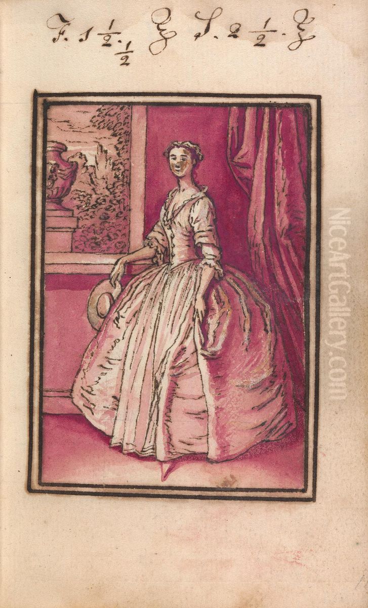 Album Drawing Oil Painting by Thomas Bardwell