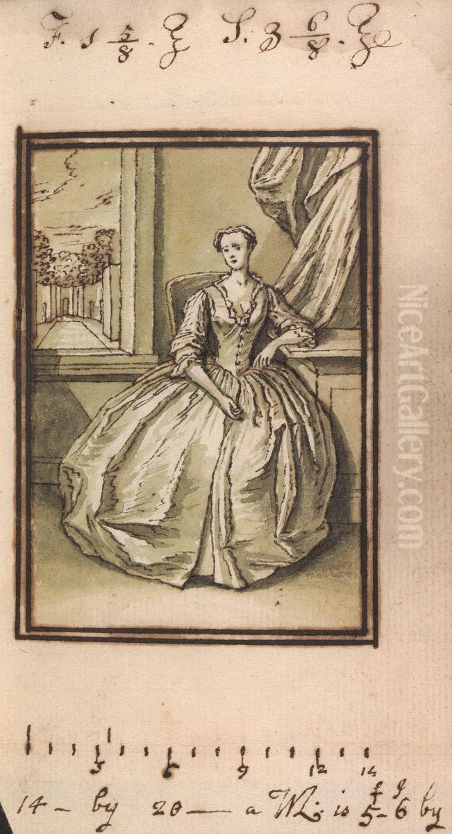 Album Drawing Oil Painting by Thomas Bardwell