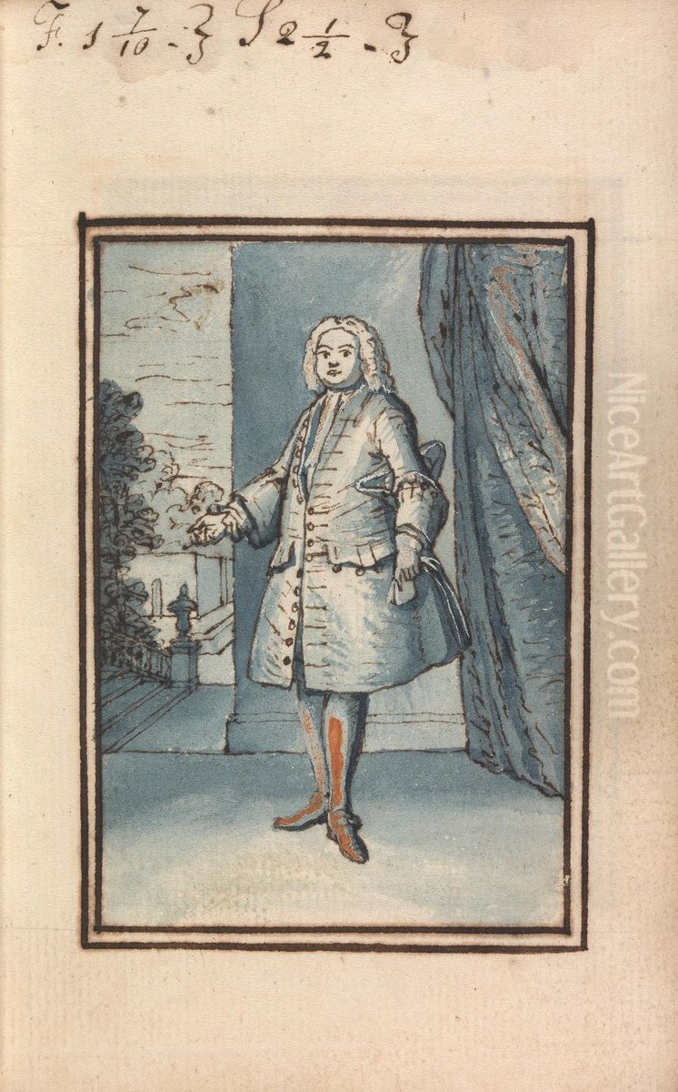 Album Drawing Oil Painting by Thomas Bardwell