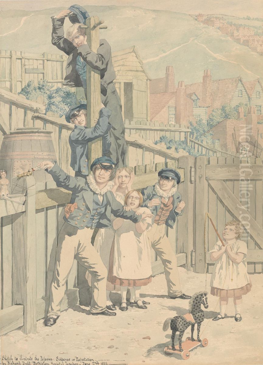 Suspense or Expectation Oil Painting by Richard Dadd